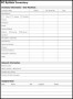 PC System Inventory Form Template