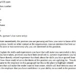 PDF Download Simple Cover Letter