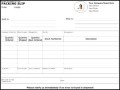 Packing List Form Template