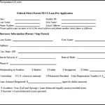 Parent Plus Loan Application Form PDF