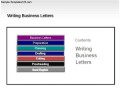 Parts of a Business Letter Powerpoint