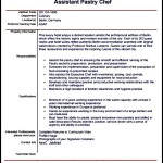 Pastry Chef Resume Template