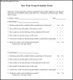Peer Work Group Evaluation Form
