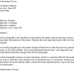 Personal Business Letter Format Example