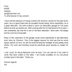 Personal Letter of Recommendation for A Family Member