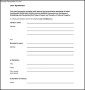 Personal Loan Agreement Form
