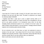 Personal Recommendation letter