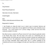 Personal Reference Letter Sample