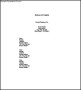 Personal Reference List Template