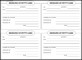 Petty Cash Received Form Template