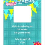Photo Birthday Invitation