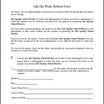 Photo Release Form Download In PDF