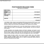 Photograph Release Form
