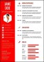 Photographer Flat Resume PSD