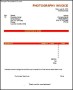 Photography Invoice Template Sample