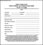 Pratt Institute Employment Authorization Form