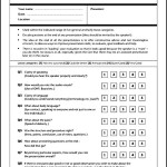 Presentation Evaluation Form Sample