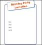 Print At Home Birthday Invitation