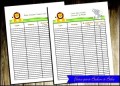 Printable Baby Shower Guest List