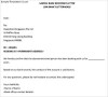 Printable Bank Reference Letter