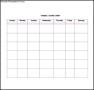 Printable Chore List Template
