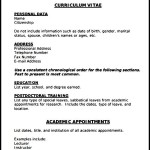 Printable Medical CV Template