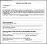 Printable Medical Release Form
