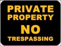 Private Property – No Trespassing Sign Template