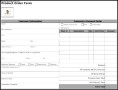 Product Order Form Template