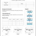 Product Specification Sheet Example Template