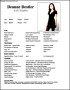 Professional Acting Resume