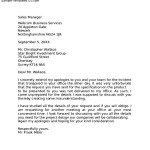 Professional Apology Letter for Misunderstanding