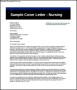 Professional Nursing Cover Letter Example PDF Template Free Download