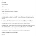 Professional Resignation Letter Sample