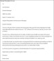 Professional Resignation Letter Sample