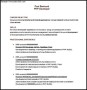 Programmer Resume Template Word