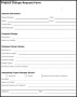 Project Change Request Form Template