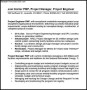 Project Manager Resume Format PDF Sample