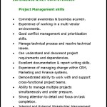 Project Manager Resume Sample PDF