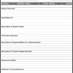 Project Proposal Form Template