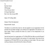 Proof of Employment Letter