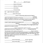 Property Sale Letter Template
