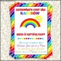 Rainbow Party Invitation