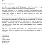 Recommendation Letter for Employment Doc