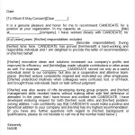 Recommendation Letter for Employment Template