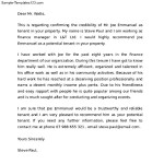 Reference Letter for a Friend Renting a House