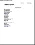 References Resume Sample