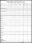Remodel Costs Form – Kitchen Template