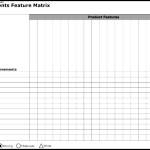 Requirements Feature Matrix Template