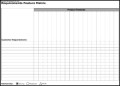 Requirements Feature Matrix Template